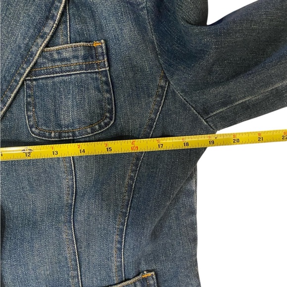 Tommy Hilfiger Classic Fitted Vintage Blue Jean Jacket - Picture 11 of 15